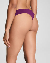 SPANXsmooth™ Fit-To-You Supima® Cotton Thong 3-Pack Box Snap Dragon/Fleur/Emerald Bay
