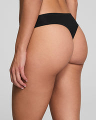 SPANXsmooth™ Fit-To-You Supima® Cotton Thong 3-Pack Very Black