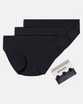 SPANXsmooth™ Fit-To-You Supima® Cotton Bikini 3-Pack Very Black