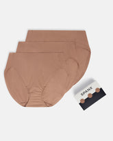 SPANXsmooth™ Fit-To-You Supima® Cotton Brief 3-Pack Cafe Au Lait