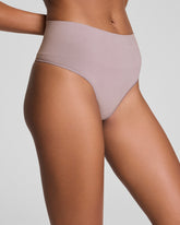 SPANXshape™ ExtraOrdinary Supima® Cotton Thong Lilac Frost