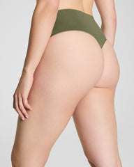 SPANXshape™ ExtraOrdinary Supima® Cotton Thong Olive Leaf