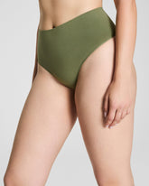 SPANXshape™ ExtraOrdinary Supima® Cotton Thong Olive Leaf