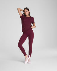 SPANXshape™ Booty Boost® Full Length Leggings Plum Berry