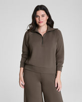 SPANX AirEssentials® Half Zip Mineral
