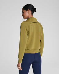 SPANX AirEssentials® Half Zip Olivine