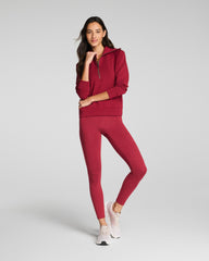 SPANX AirEssentials® Half Zip Red Merlot