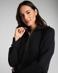SPANX AirEssentials® Half Zip Very Black
