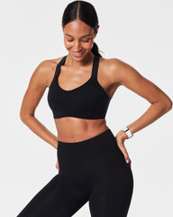 SPANX® FlexFeel Medium Impact Sports Bra Very Black
