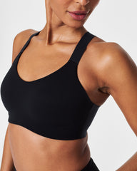 SPANX® FlexFeel Medium Impact Sports Bra Very Black