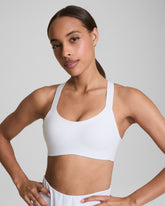 SPANX® FlexFeel Medium Impact Sports Bra Vivid White