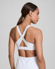 SPANX® FlexFeel Medium Impact Sports Bra Vivid White