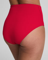 SPANXshape™ Swim Pique Ultra Hi-Rise Cheeky Bottom Spanx Red