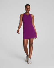 SPANXshape™ Get Moving Zip Front Dress Snapdragon