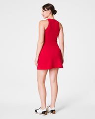 SPANXshape™ Get Moving Zip Front Dress Spanx Red