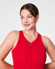 SPANXshape™ Get Moving Zip Front Dress Spanx Red
