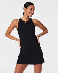 SPANXshape™ Get Moving Zip Front Dress Very Black