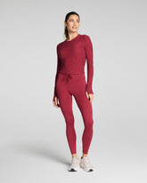 SPANXsupersmooth™ SoftStretch Full-Length Leggings Red Merlot Heather