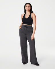 SPANXsmooth™ SoftStretch Wide Leg Pant Very Black / Dark Ash Heather