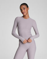 SPANXsmooth™ OnForm Long Sleeve Top Coastal Fog