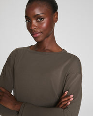 SPANX® Outpace Long Sleeve Top Mineral