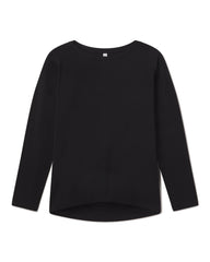 SPANX® Outpace Long Sleeve Top Very Black