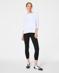SPANX® Outpace Long Sleeve Top Vivid White