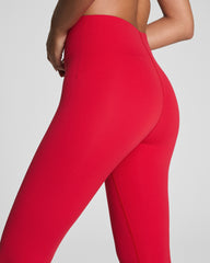 SPANXshape™ CoreLuxe Full-Length Leggings with Mid-Tummy Compression Spanx Red