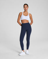 SPANXshape™ CoreLuxe Full-Length Leggings with Mid-Tummy Compression Timeless Navy