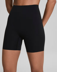 SPANXshape™ CoreLuxe Bike Short with Mid-Tummy Compression, 6" Very Black