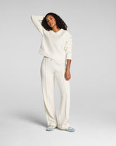 SPANX® AirEssentials Luxe Straight Leg Pant Ivory