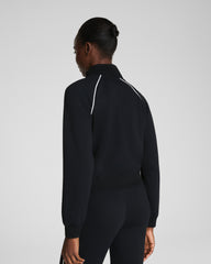 SPANX AirEssentials® Pique Full Zip Track Jacket Very Black