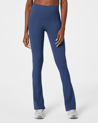 SPANXshape™ CoreLuxe Micro Flare Pant with Mid-Tummy Compression Faded Indigo