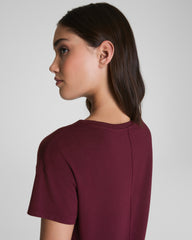 SPANX® Outpace Tee Plum Berry
