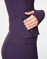 SPANXsmooth™ OnForm Full Zip Jacket Aubergine