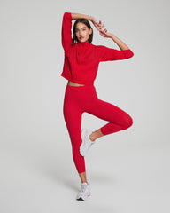 SPANXshape™ CoreLuxe 7/8 Leggings with Mid-Tummy Compression Spanx Red