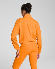 SPANX® Get Moving Textured Half Zip Monarch