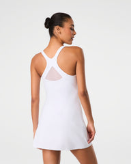 SPANXshape™ Get Moving V-Neck Dress Vivid White