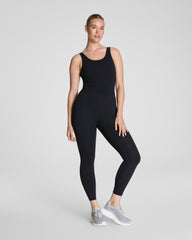 SPANXshape™ Get Moving Contour Scoop Neck Tank Very Black