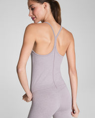 SPANXsupersmooth™ SoftStretch Rib V-Neck Shelf Tank Coastal Fog / Light Coastal Fog