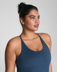 SPANXsupersmooth™ SoftStretch Rib V-Neck Shelf Tank Timeless Navy / Dark Timeless Navy