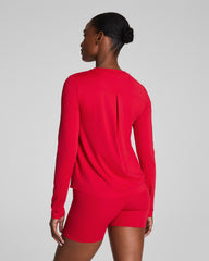 SPANX® Activate Long Sleeve Top Spanx Red