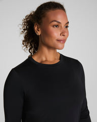 SPANX® Activate Long Sleeve Top Very Black