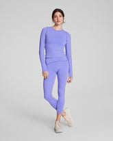 SPANXshape™ Booty Boost® 7/8 Leggings with SecretSweat Tech Light Amethyst