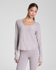 SPANX® SoftStretch V-Neck Long Sleeve Top