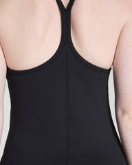 SPANXsupersmooth™ SoftStretch Rib V-Neck Shelf Tank Very Black
