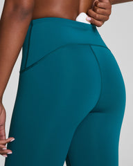 SPANXshape™ Booty Boost® 7/8 Leggings with SecretSweat Tech Light Emerald Bay