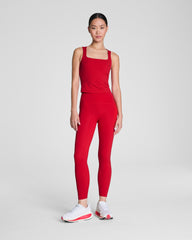 SPANX® Get Moving Square Neck Shelf Tank Spanx Red