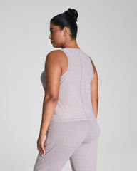 SPANX® SoftStretch Crewneck Tank Coastal Fog / Light Coastal Fog