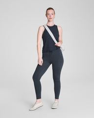 SPANX® SoftStretch Crewneck Tank Very Black / Light Very Black